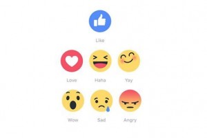 Facebook: έξι νέα κουμπιά συμπληρώνουν το Like